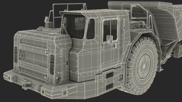 Mining Truck CAT AD45B Rigged
