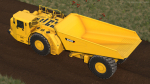 Mining Truck CAT AD45B Rigged