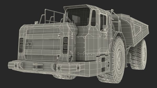 Mining Truck CAT AD45B Rigged