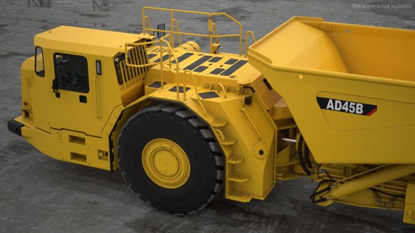 Mining Truck CAT AD45B Rigged