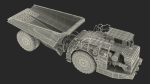 Mining Truck CAT AD45B Rigged