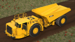 Mining Truck CAT AD45B Rigged