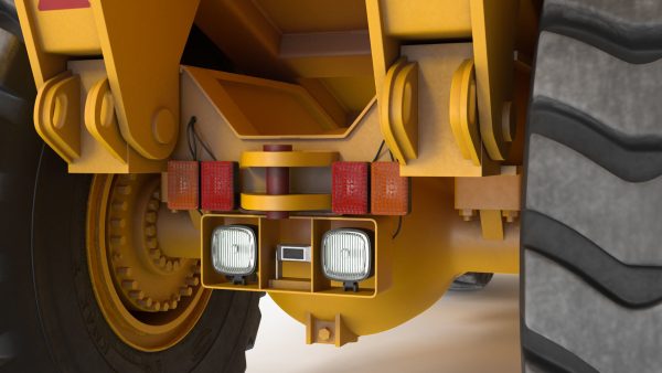 Mining Truck CAT AD45B Rigged