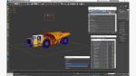 Mining Truck CAT AD45B Rigged