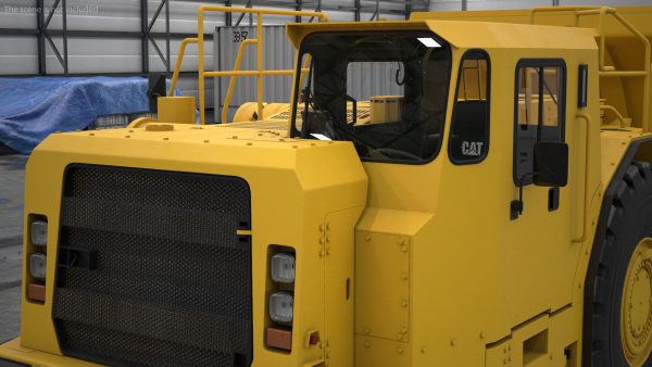 Mining Truck CAT AD45B Rigged