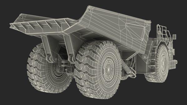 Mining Truck CAT AD45B Rigged
