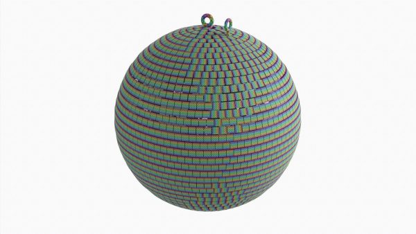 Mirrorball striped ball