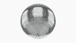 Mirrorball striped ball