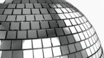 Mirrorball striped ball