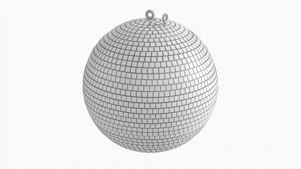 Mirrorball striped ball