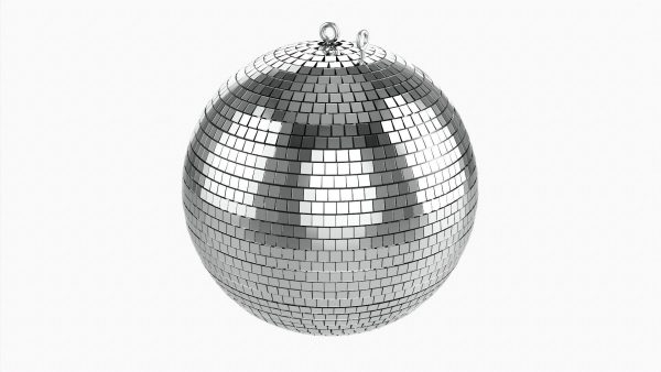Mirrorball striped ball