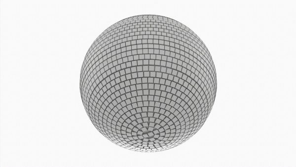 Mirrorball striped ball