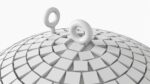 Mirrorball striped ball