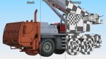Mobile Construction Crane with Concrete Bucket