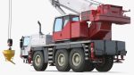 Mobile Construction Crane with Concrete Bucket