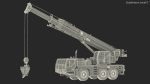 Mobile Construction Crane with Concrete Bucket