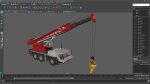 Mobile Construction Crane with Concrete Bucket