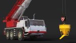 Mobile Construction Crane with Concrete Bucket