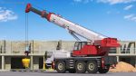 Mobile Construction Crane with Concrete Bucket