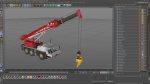 Mobile Construction Crane with Concrete Bucket