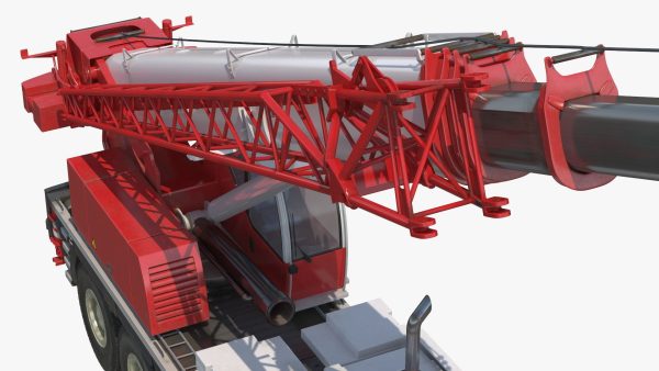 Mobile Construction Crane with Concrete Bucket