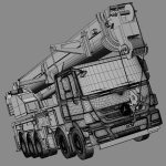 Mobile crane Mercedes HK70