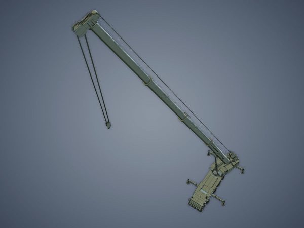Mobile Crane Rigged