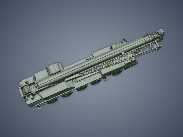Mobile Crane Rigged