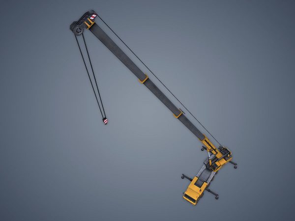 Mobile Crane Rigged