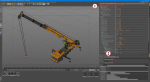 Mobile Crane Rigged