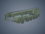Mobile Crane Rigged