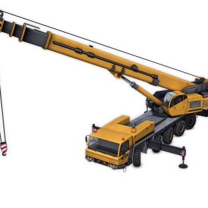 Mobile Crane Rigged