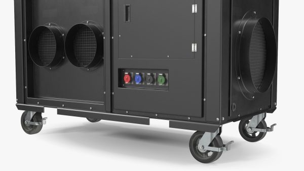 Mobile Industrial Cooling Black
