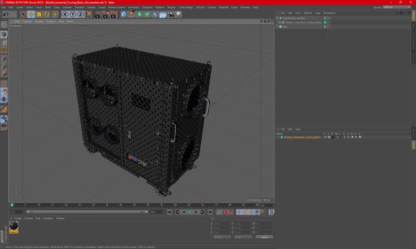 Mobile Industrial Cooling Black