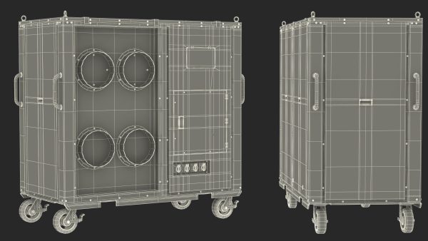 Mobile Industrial Cooling Black