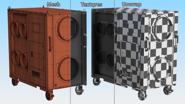 Mobile Industrial Cooling Black