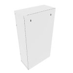 Mobilhotell storage cabinet with glass doors