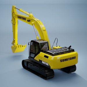 model3d-excavator-sumitomo-sh210-3d-model-obj-fbx-blend