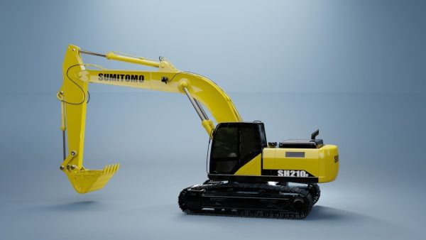 Model3D excavator Sumitomo SH210