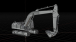 Model3D excavator Sumitomo SH210