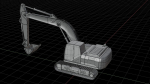 Model3D excavator Sumitomo SH210