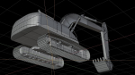 Model3D excavator Sumitomo SH210