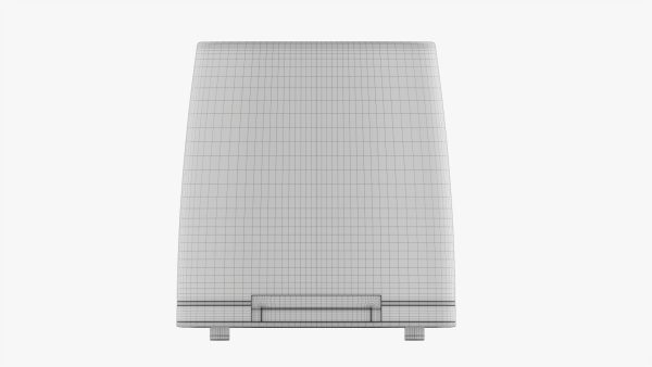 Modern electric toaster black