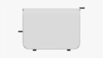Modern electric toaster white