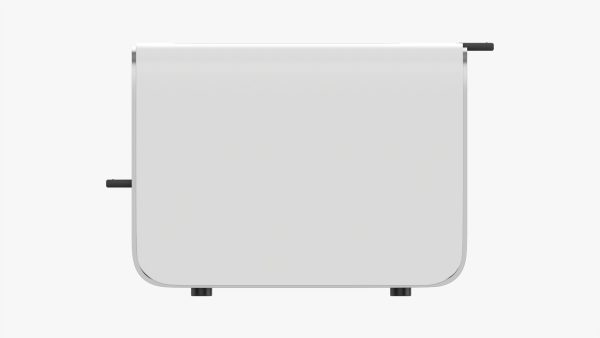 Modern electric toaster white