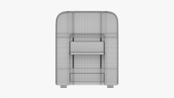 Modern electric toaster white