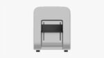 Modern electric toaster white