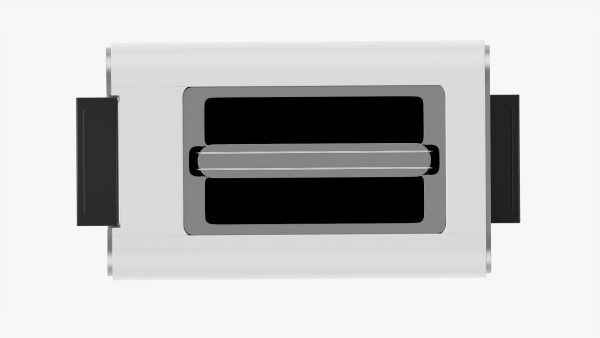 Modern electric toaster white