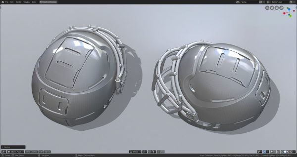 Modern Football Helmet Simplified