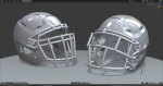 Modern Football Helmet Simplified